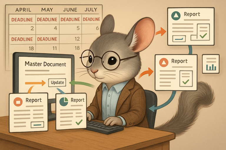 Reporting capabilities illustration